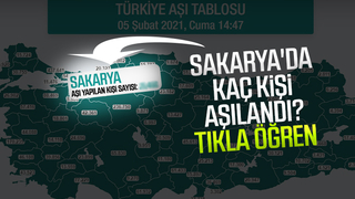 Sakarya'da kaç kişi aşılandı? Tıkla öğren