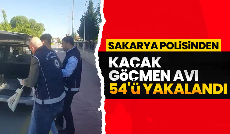Sakarya'da kaçak göçmenler yakalandı