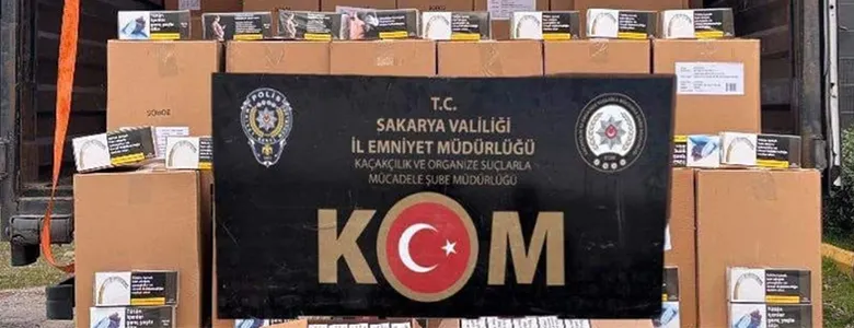 Sakarya'da kaçakçılık operasyonu
