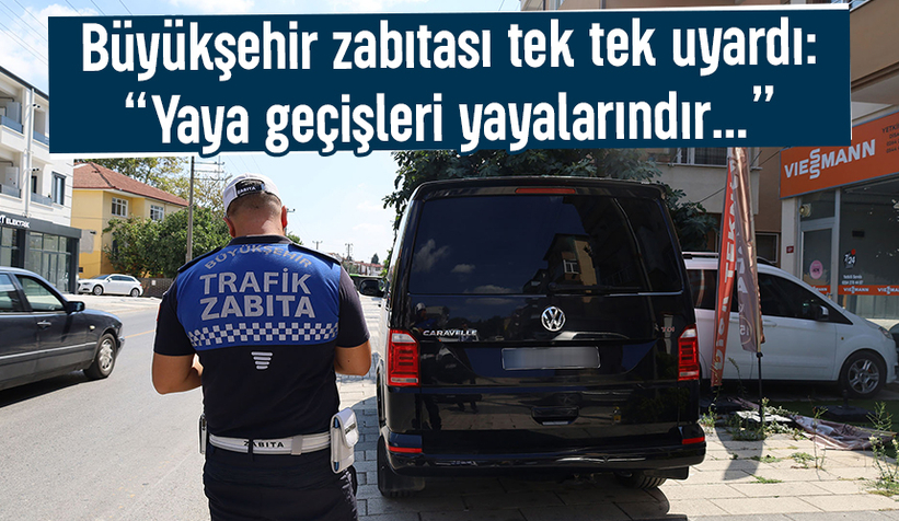 Sakarya'da kaldırım işgaline savaş açıldı