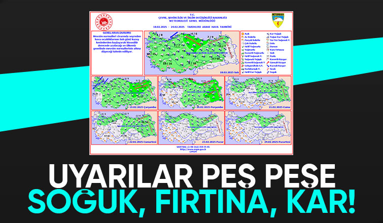 Sakarya'da kar yağışı için tarih verildi; Fırtına uyarısı yapıldı