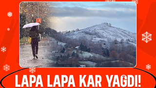 Sakarya'da kar yağışı kendisini gösterdi