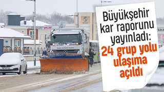 Sakarya'da kardan kapanan 24 grup yolu ulaşıma açıldı