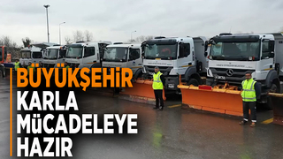 Sakarya'da karla mücadele ekipleri hazır