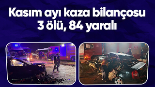 Sakarya'da Kasım ayındaki kazalarda 3 kişi öldü