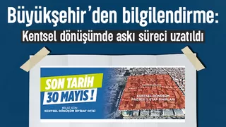 Sakarya'da kentsel dönüşümde askı süreci uzatıldı