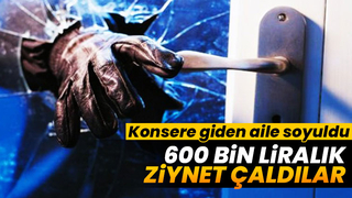 Sakarya'da konsere giden aile soyuldu