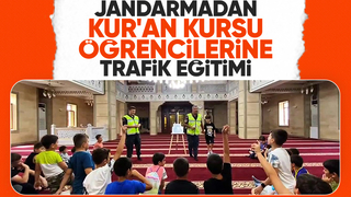 Sakarya'da Kur'an Kursu öğrencilerine trafik eğitimi