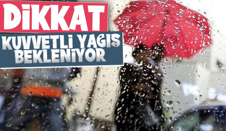 Sakarya'da kuvvetli yağış bekleniyor