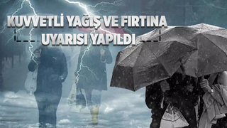 Sakarya'da kuvvetli yağış ve fırtına bekleniyor