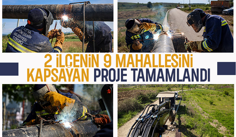 Sakarya'da  mahalleye kesintisiz içme suyu