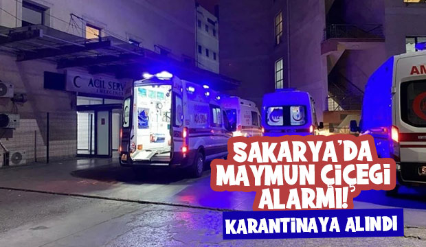 Sakarya'da maymun çiçeği alarmı bir kişi karantinada