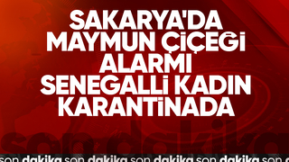 Sakarya'da maymun çiçeği alarmı; Bir kişi karantinada