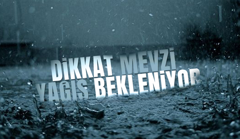 Sakarya'da mevzi yağış bekleniyor