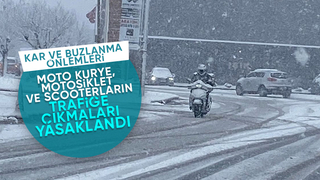 Sakarya'da motosiklet ve scooterlara trafiğe çıkış yasağı