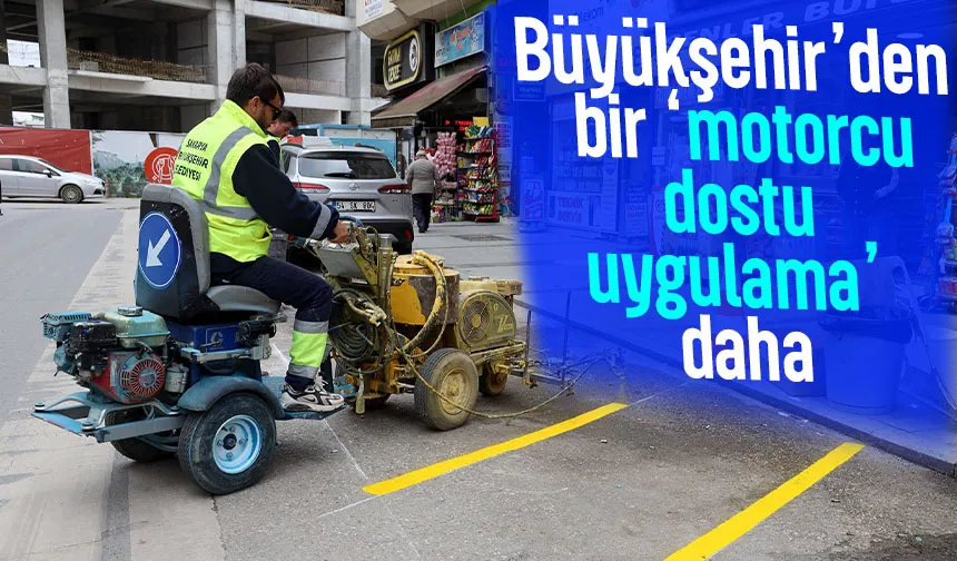 Sakarya da motosikletliler için yeni uygulama