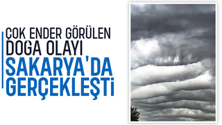 Sakarya'da nadir görülen doğa olayı