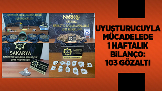 Sakarya'da narkotik operasyonları
