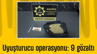Sakarya'da narkotik operasyonu