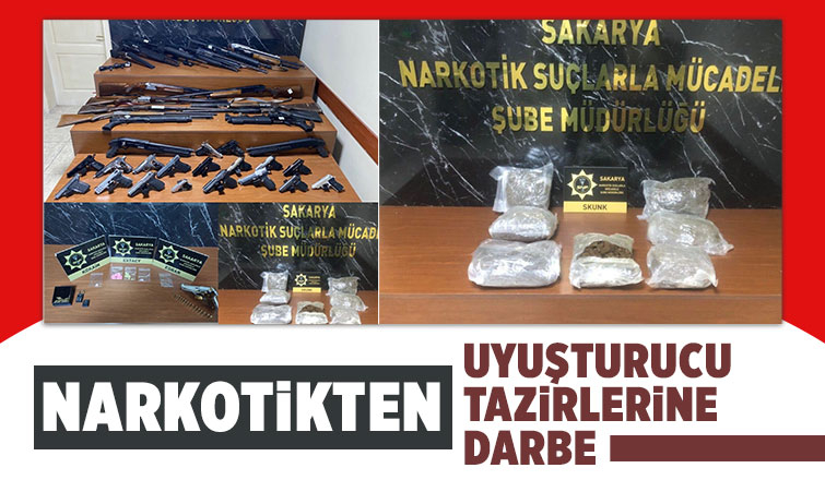 Sakarya'da narkotik operasyonu