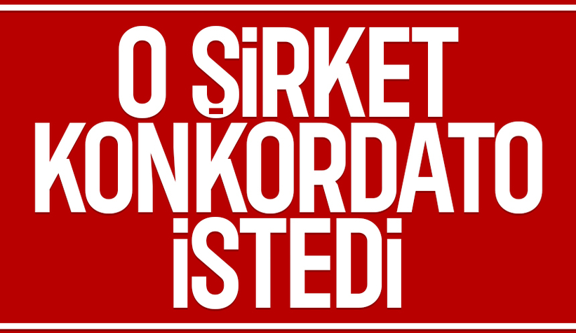 Sakarya'da o şirket için konkordato geçici mühleti kararı