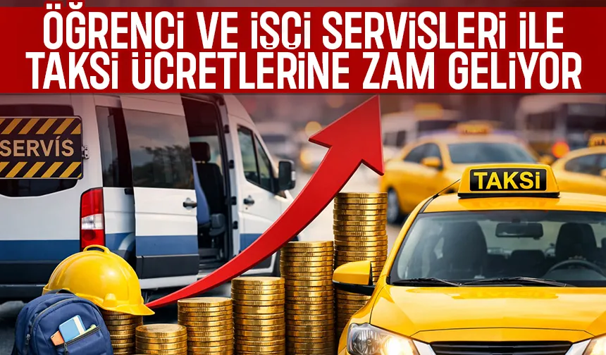 Sakarya'da öğrenci ve işçi servisleri ile taksilere zam yolda