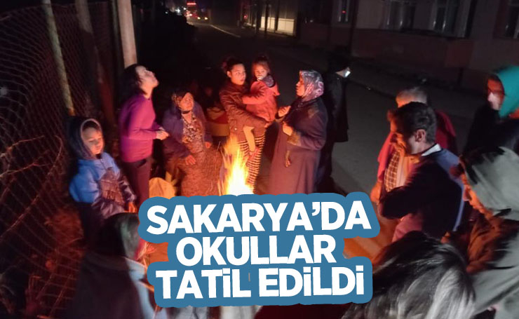 Sakarya'da okullar tatil edildi