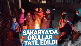 Sakarya'da okullar tatil edildi