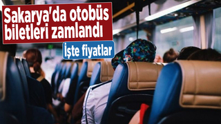 Sakarya'da otobüs biletleri zamlandı