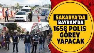 Sakarya'da polis bayram için yoğun tedbir aldı