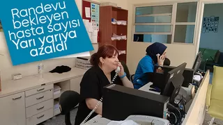 Sakarya'da randevu bekleyen hasta sayısı yarı yarıya azaldı