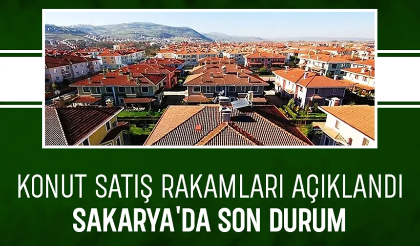 Sakarya'da satılan konut sayısı açıklandı