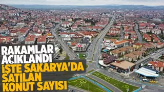 Sakarya'da satılan konut sayısı açıklandı