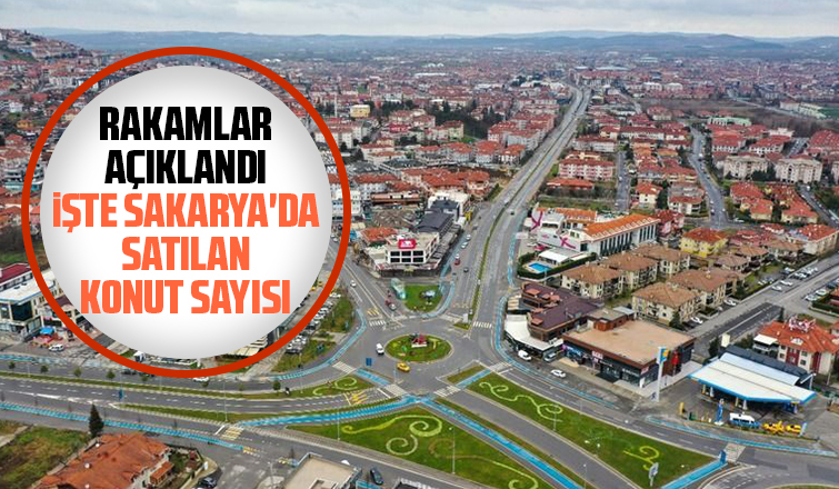 Sakarya'da satılan konut sayısı açıklandı
