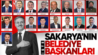 Sakarya'da seçimi kazanan belediye başkanları belli oldu
