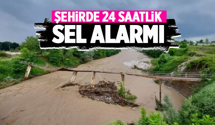Sakarya'da sel alarmı