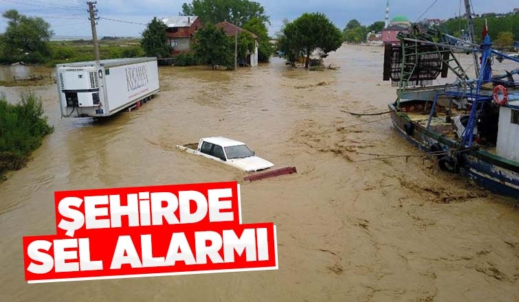 Sakarya'da sel alarmı