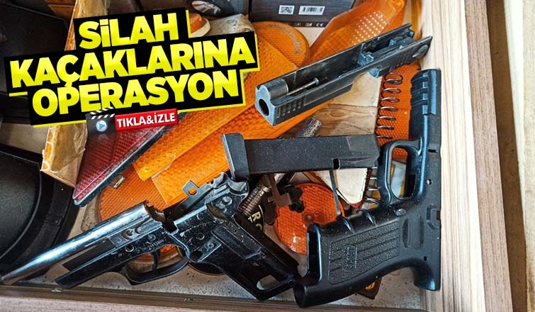 Sakarya'da silah kaçakçılarına operasyon
