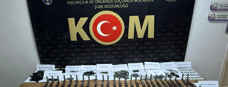 Sakarya'da silah kaçakçılığı operasyonu