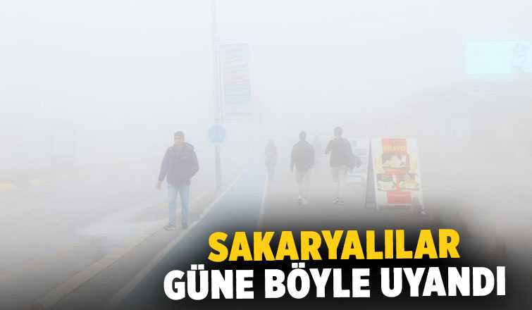 Sakarya'da sis etkili oluyor