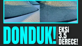 Sakarya'da soğuk hava ve kırağı etkili oldu