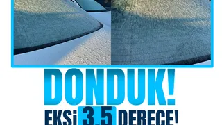Sakarya'da soğuk hava ve kırağı etkili oldu