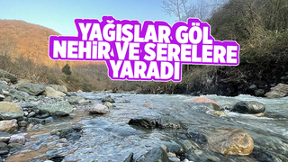 Sakarya'da son yağışlar göl ve nehirlere yaradı