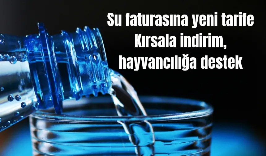 Sakarya'da su faturasındakKırsala indirim, hayvancılığa destek