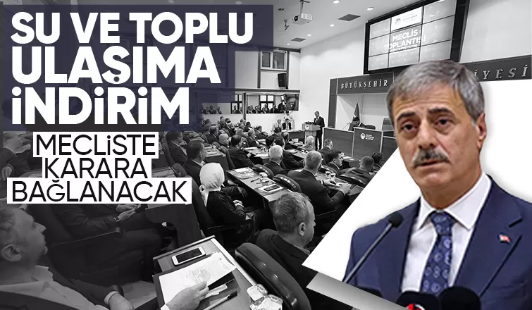 Sakarya'da su ve toplu ulaşıma indirim geliyor