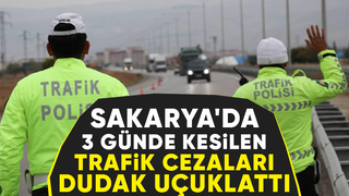 Sakarya'da sürücülere ceza yağdı