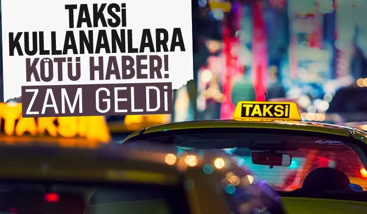 Sakarya'da taksi ücretleri zamlandı; İşte yeni fiyatlar