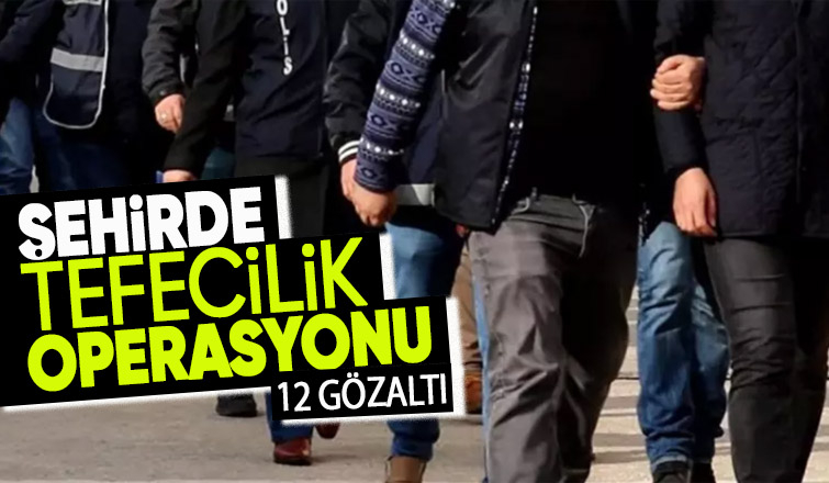 Sakarya'da tefecilere operasyon