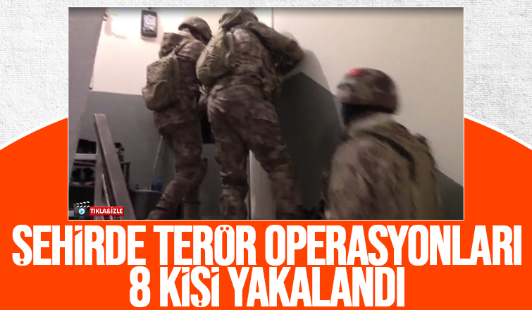 Sakarya'da terör operasyonlarında 8 kişi yakalandı