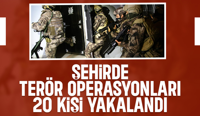 Sakarya'da terör operasyonları